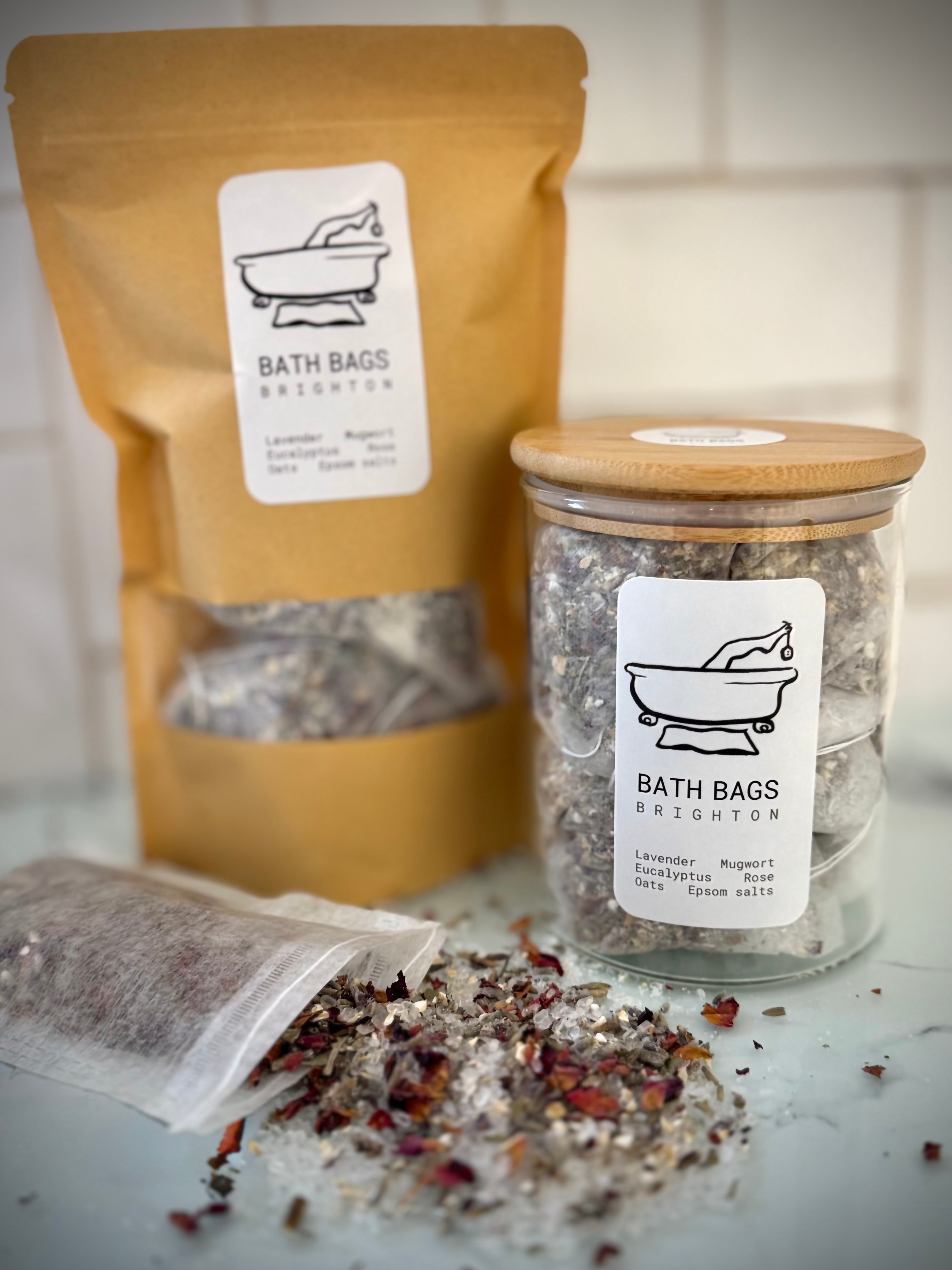 Bath Bags Jar: Moon Blend